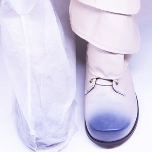 Bruning Man White Booties